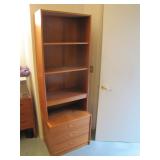 one of several bookcases