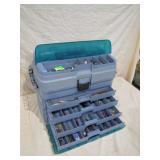 tackle boxes still full>>