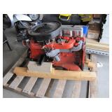 Chevy 250 straight six engine>