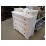 painted hanky top dresser