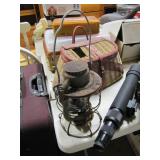 NYCS railroad lantern>