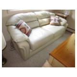 leather loveseat sofa