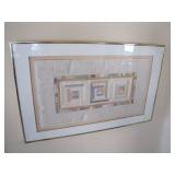 framed quilt block