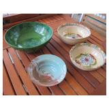 hand thrown pottery bowls