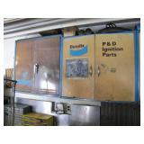 Bendix and Holley shop parts cabinets>>