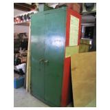 strong metal storage cabinet>