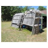 18 sections privacy fence