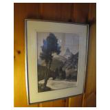Matterhorn framed photo>