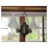 double hanging angle oil lamp>