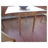 each table accommodates a drwaer