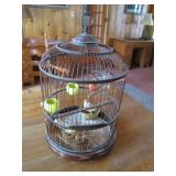 wooden bird cage