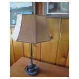 well patina d heavy brass table lamp>