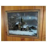 reverse painted on glass>>> 