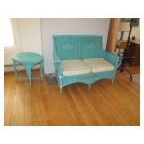 ptd blue wicker furniture >