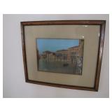 Venice hand tinted prints>