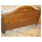 double size bed with matching> 