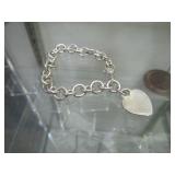 Tiffany & Co. sterling charm bracelet>