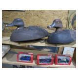 wooden duck decoys