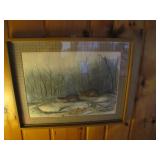 early litho - Muskrats>