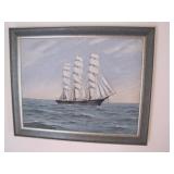 1 of 2 oil on artist board >