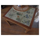 small tile top accent table