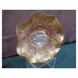 Millersberg Marigold Peacock bowl>