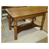 quarter sawn oal library table>