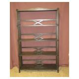 mission oak bookshelf >