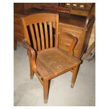 oak office chair