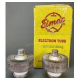 Two Eimac 8877/3CX1500A7 Tubes