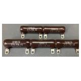 (5) Collins 25K Ohm Ohmite Resistors, 516F-2