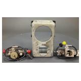 Bird 43 Wattmeter Housing + 2 Line Sections