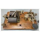 Postal Tel Co Skirrow Patent Key Sounder Combo