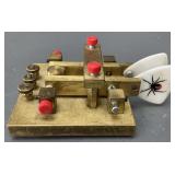 W5JH Black Widow Iambic Paddle No.124