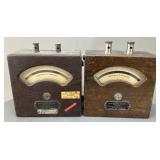Two Weston 155 AC Ammeters