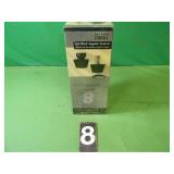 2 Pack Black Angular Sconces New