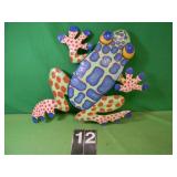 Metal Frog 24" Tall