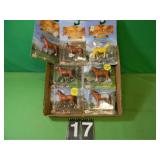 7 Horses New 3 1/2" Tall