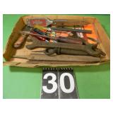 Flat Of Tools With Files - Screwdrivers