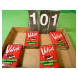 4 Velvet Tobacco Tins