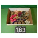 Flat With Large Pink Flowerer Necklace