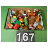 Flat Of Disney Characters Includes Small Snoopy