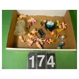 Flat Of Various Figurines