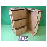 Vintage Dolly Travel Trunk 8 3/4" T X 16 1/2" L X-