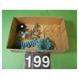 Flat With Blue Wrap Bracelet- Necklaces