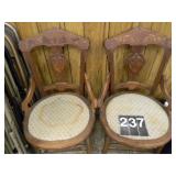 2 Wooden Chairs