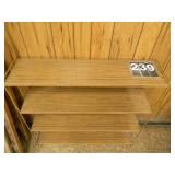 Metal 4 Shelf Unit 36" T X 36 1/2" L X 9 1/2" Wide