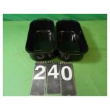 2 Meat Loaf Pans