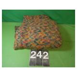 Brown Multi Colored Afghan