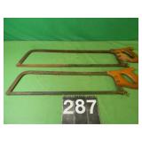 Meat Saw 24" & Shapleighs Saw 19"